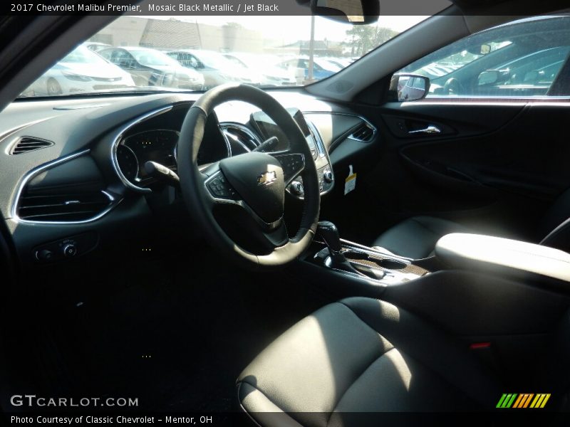 Mosaic Black Metallic / Jet Black 2017 Chevrolet Malibu Premier