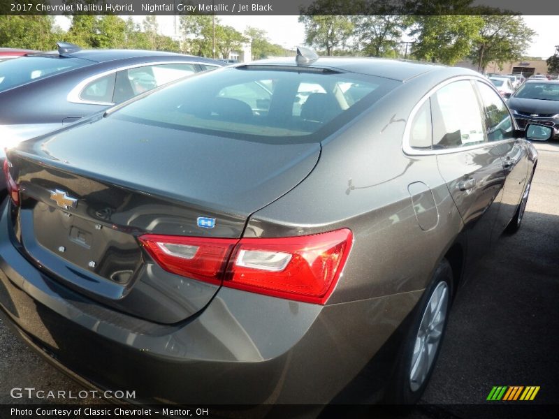 Nightfall Gray Metallic / Jet Black 2017 Chevrolet Malibu Hybrid