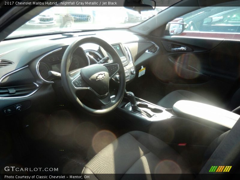Nightfall Gray Metallic / Jet Black 2017 Chevrolet Malibu Hybrid