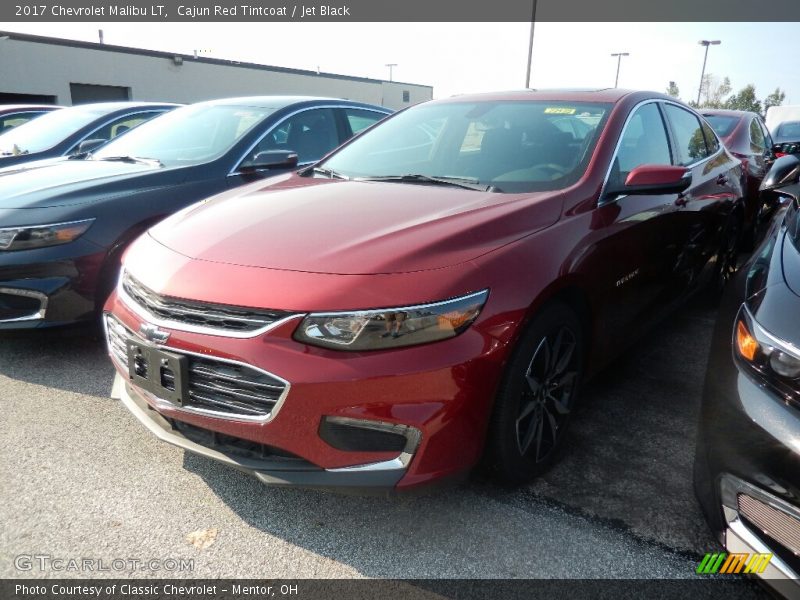 Cajun Red Tintcoat / Jet Black 2017 Chevrolet Malibu LT