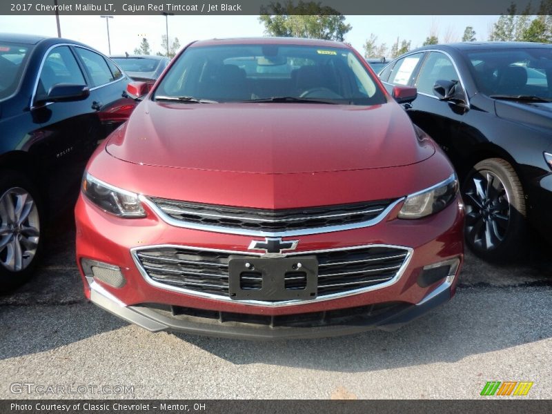 Cajun Red Tintcoat / Jet Black 2017 Chevrolet Malibu LT