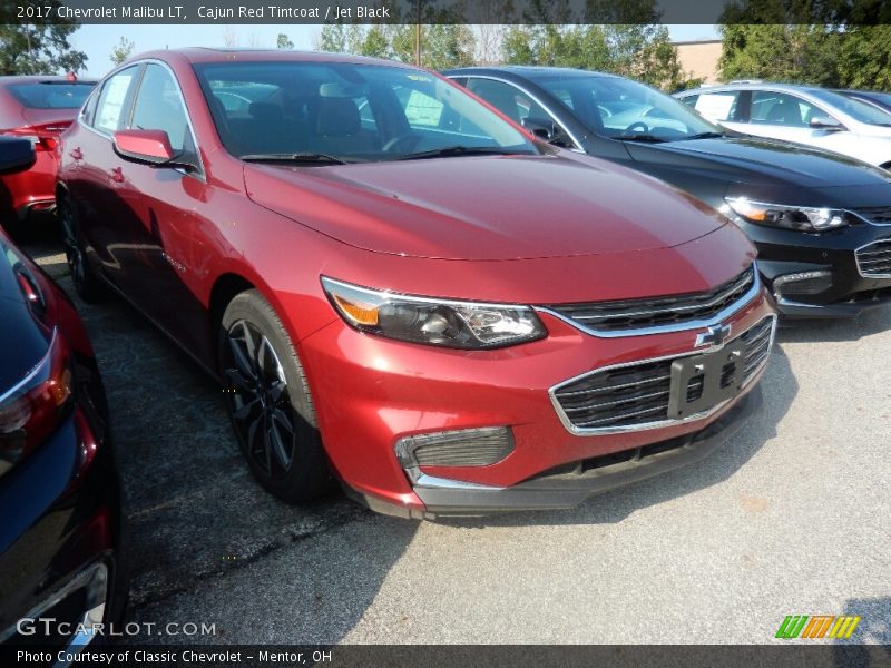 Cajun Red Tintcoat / Jet Black 2017 Chevrolet Malibu LT