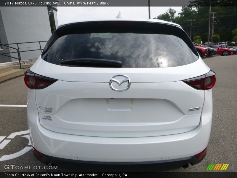 Crystal White Pearl / Black 2017 Mazda CX-5 Touring AWD