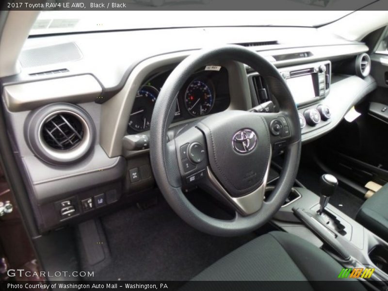 Black / Black 2017 Toyota RAV4 LE AWD