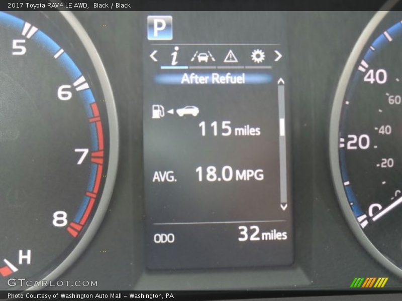 Black / Black 2017 Toyota RAV4 LE AWD