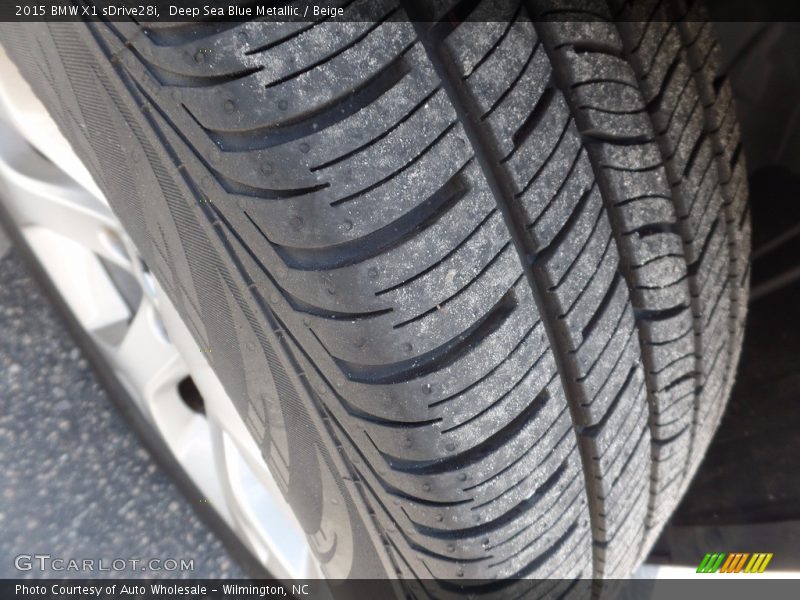 Deep Sea Blue Metallic / Beige 2015 BMW X1 sDrive28i