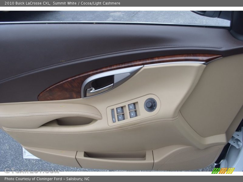 Summit White / Cocoa/Light Cashmere 2010 Buick LaCrosse CXL