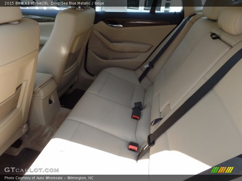 Deep Sea Blue Metallic / Beige 2015 BMW X1 sDrive28i