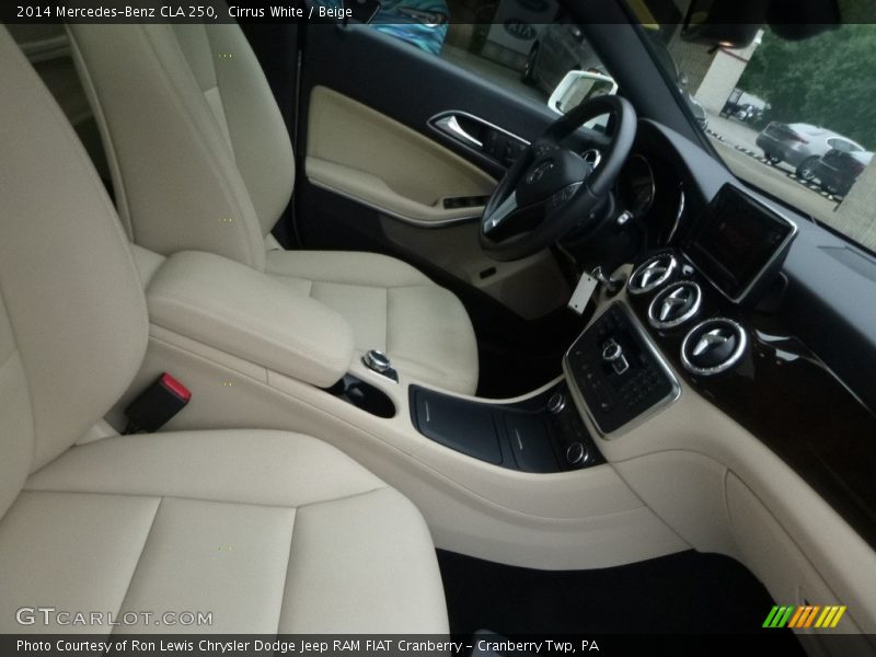 Cirrus White / Beige 2014 Mercedes-Benz CLA 250