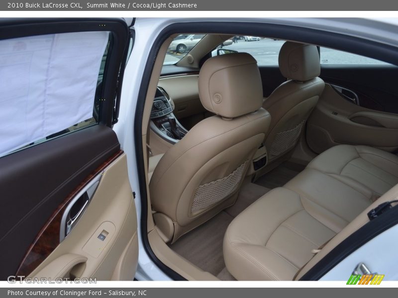Summit White / Cocoa/Light Cashmere 2010 Buick LaCrosse CXL