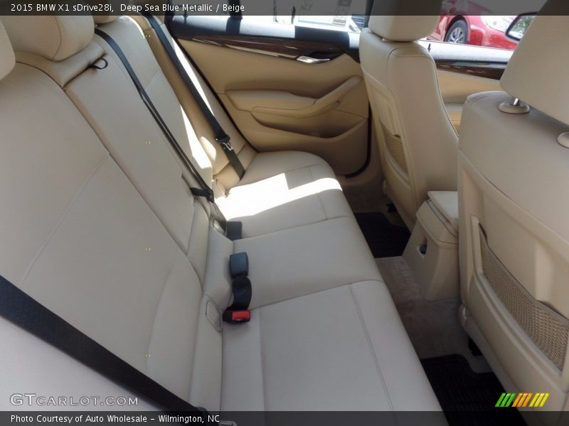Deep Sea Blue Metallic / Beige 2015 BMW X1 sDrive28i