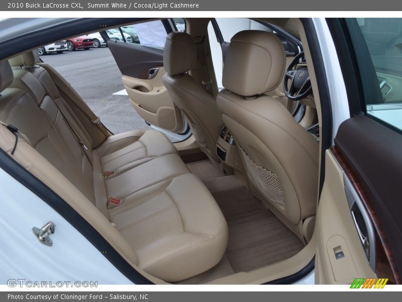 Summit White / Cocoa/Light Cashmere 2010 Buick LaCrosse CXL