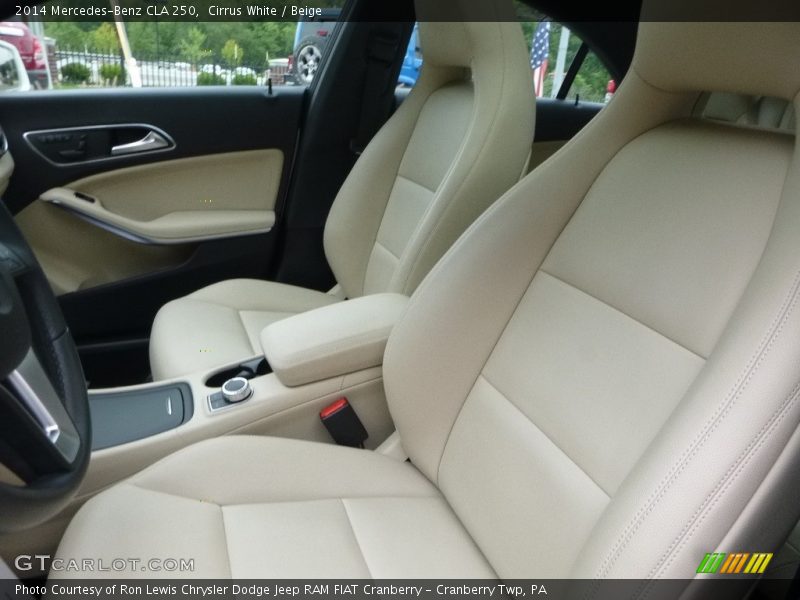Cirrus White / Beige 2014 Mercedes-Benz CLA 250