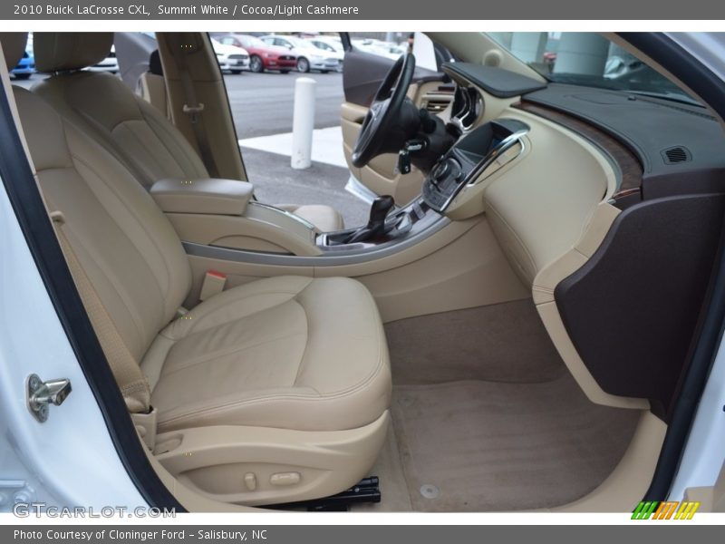 Summit White / Cocoa/Light Cashmere 2010 Buick LaCrosse CXL
