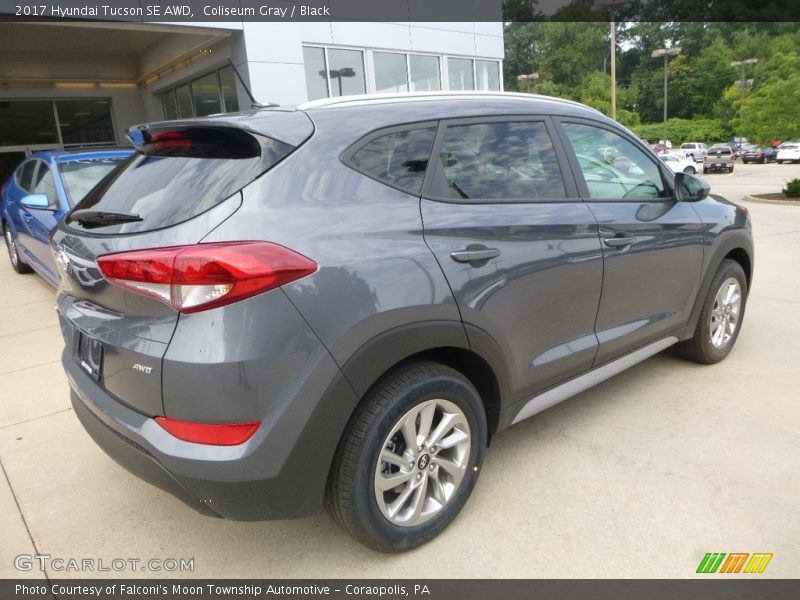 Coliseum Gray / Black 2017 Hyundai Tucson SE AWD