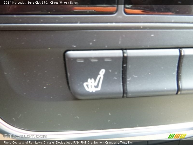 Cirrus White / Beige 2014 Mercedes-Benz CLA 250