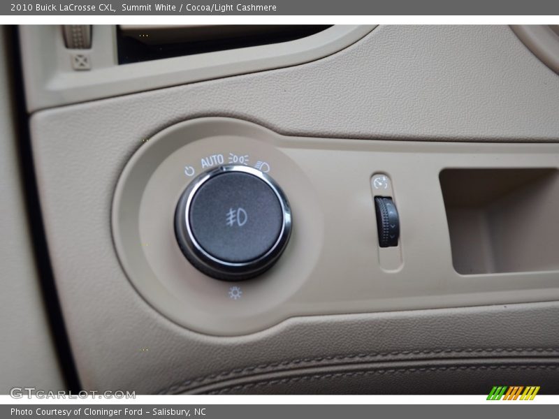 Summit White / Cocoa/Light Cashmere 2010 Buick LaCrosse CXL