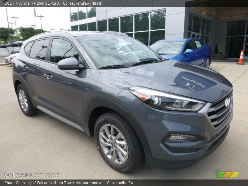 Coliseum Gray / Black 2017 Hyundai Tucson SE AWD