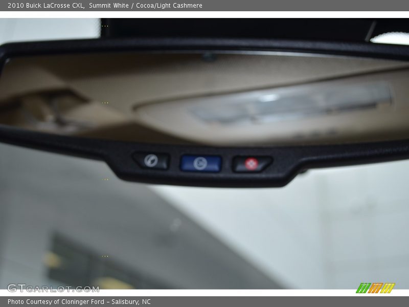 Summit White / Cocoa/Light Cashmere 2010 Buick LaCrosse CXL