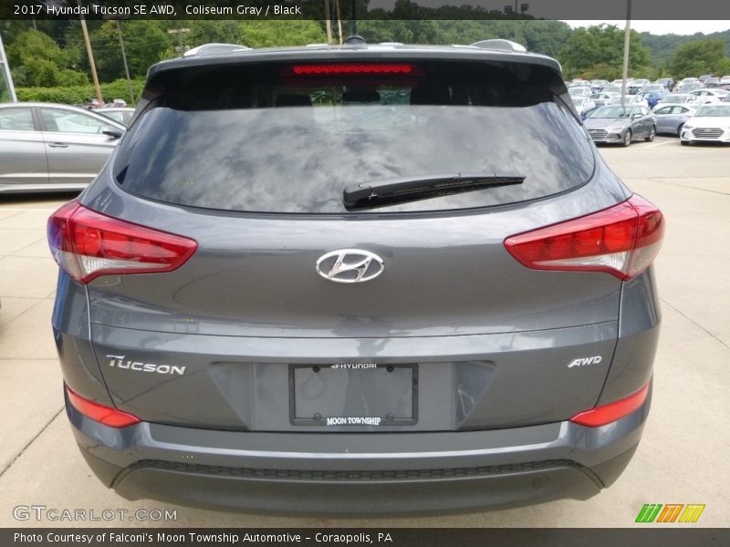 Coliseum Gray / Black 2017 Hyundai Tucson SE AWD