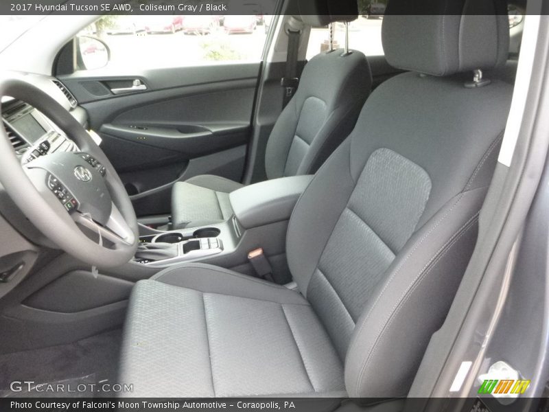 Coliseum Gray / Black 2017 Hyundai Tucson SE AWD