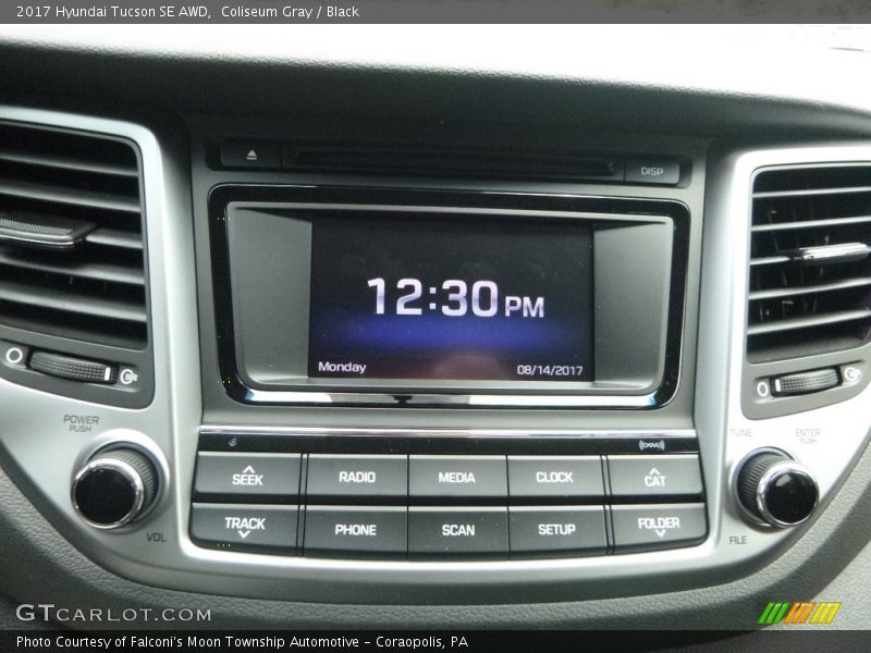 Coliseum Gray / Black 2017 Hyundai Tucson SE AWD