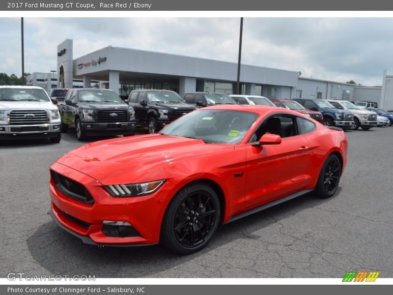 Race Red / Ebony 2017 Ford Mustang GT Coupe