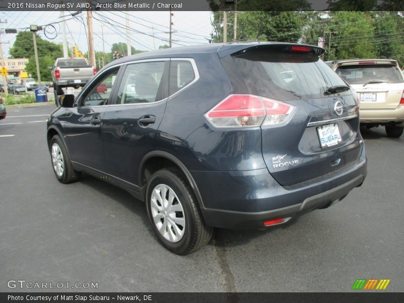 Arctic Blue Metallic / Charcoal 2016 Nissan Rogue SV AWD