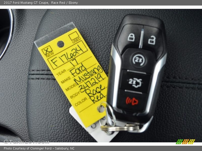 Race Red / Ebony 2017 Ford Mustang GT Coupe