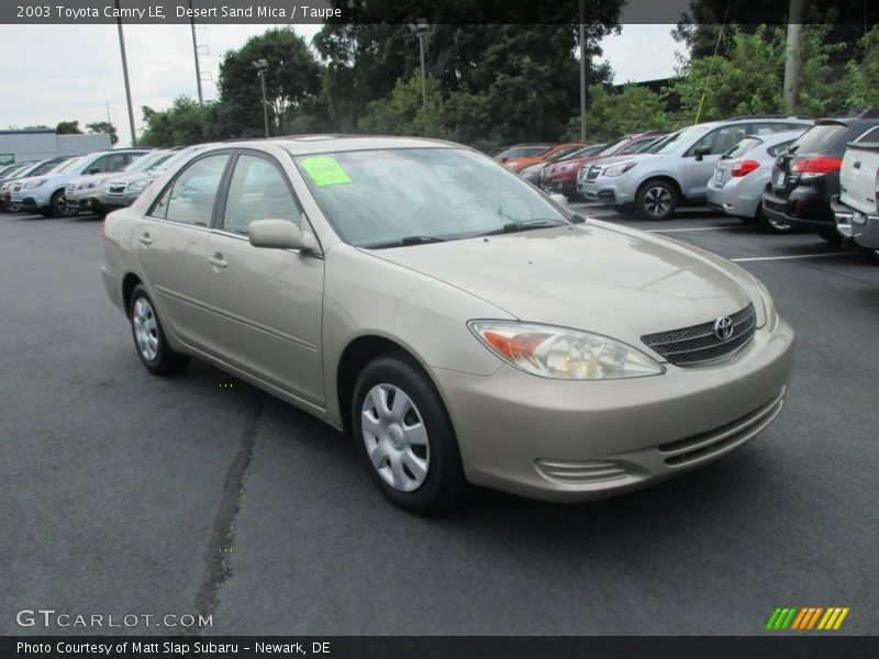 Desert Sand Mica / Taupe 2003 Toyota Camry LE