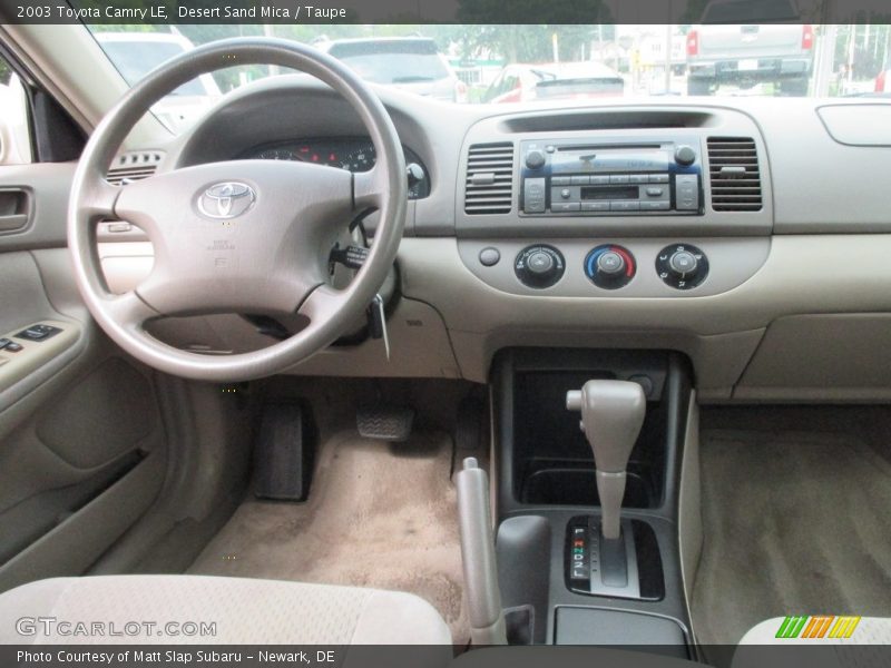Desert Sand Mica / Taupe 2003 Toyota Camry LE