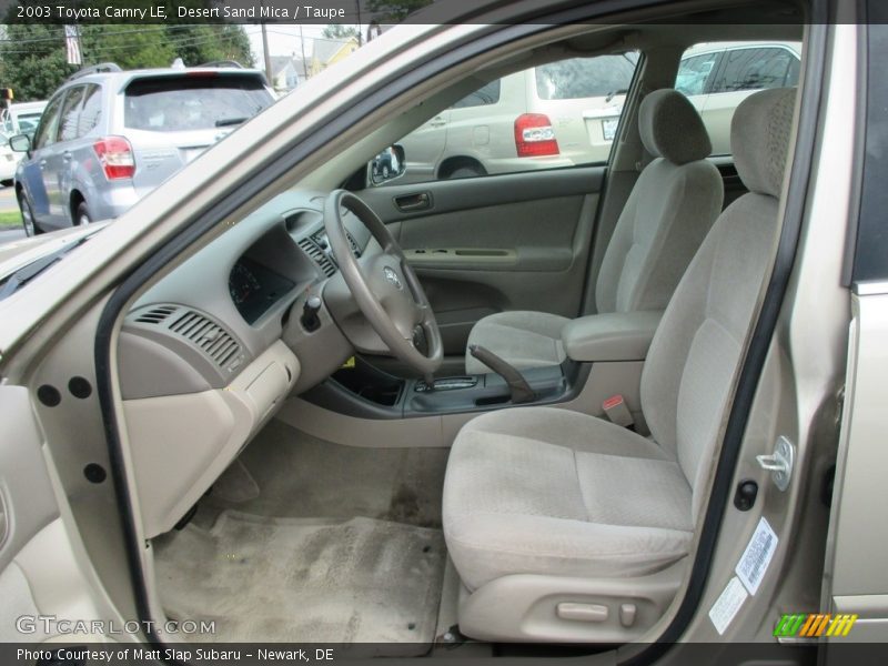 Desert Sand Mica / Taupe 2003 Toyota Camry LE