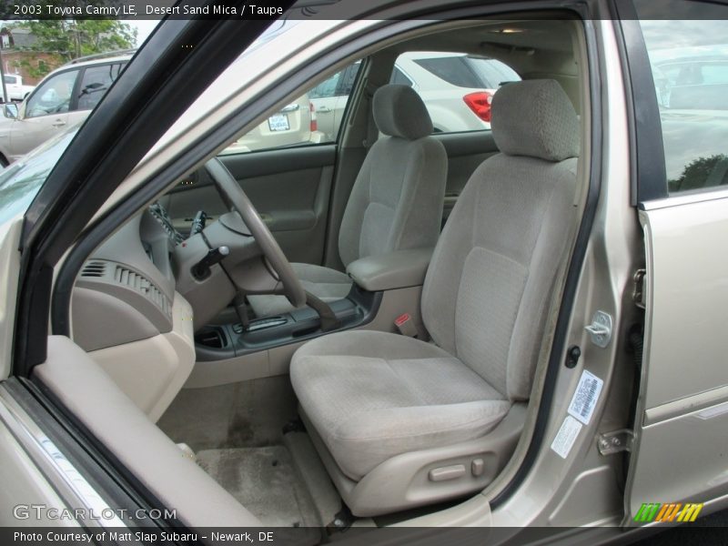 Desert Sand Mica / Taupe 2003 Toyota Camry LE
