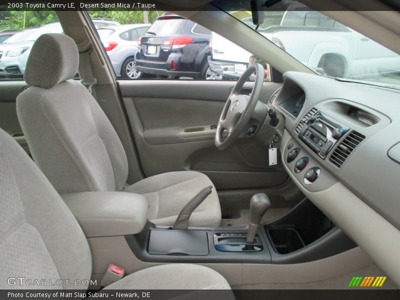 Desert Sand Mica / Taupe 2003 Toyota Camry LE