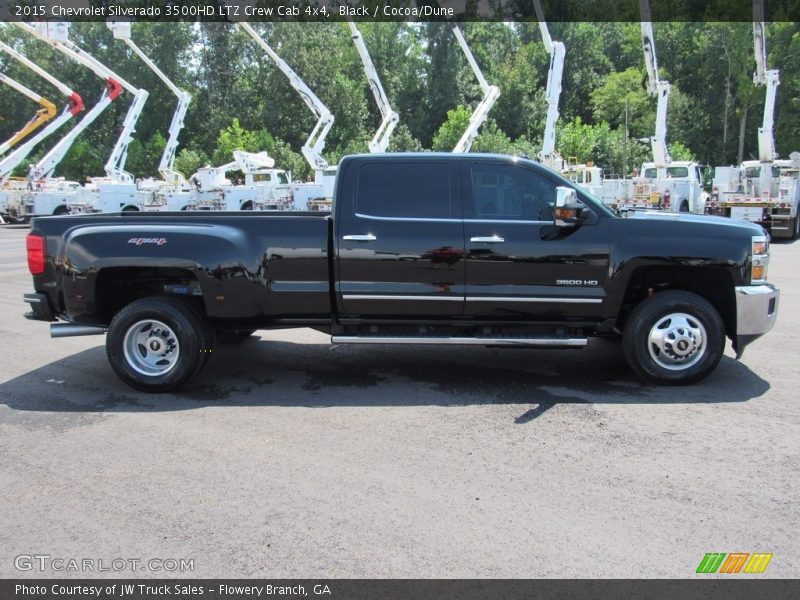 Black / Cocoa/Dune 2015 Chevrolet Silverado 3500HD LTZ Crew Cab 4x4