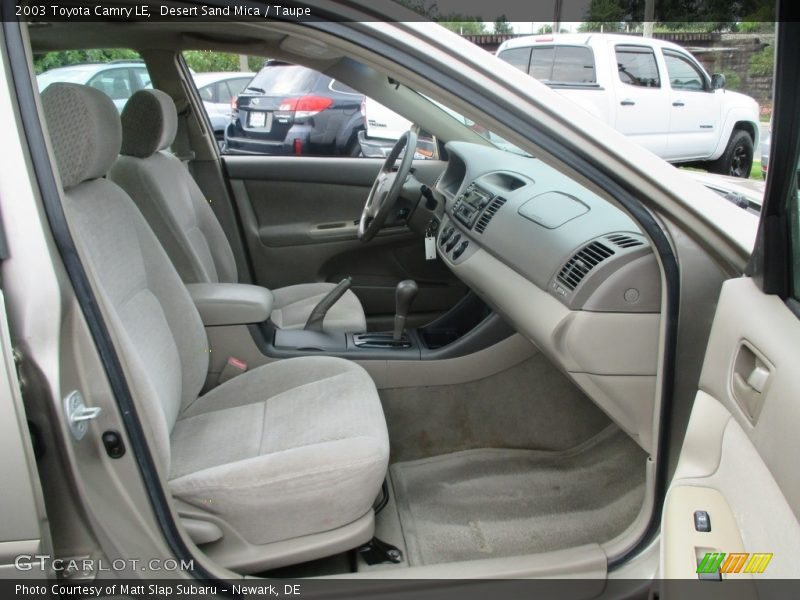 Desert Sand Mica / Taupe 2003 Toyota Camry LE