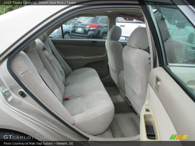 Desert Sand Mica / Taupe 2003 Toyota Camry LE