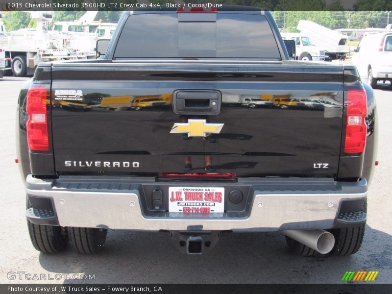 Black / Cocoa/Dune 2015 Chevrolet Silverado 3500HD LTZ Crew Cab 4x4