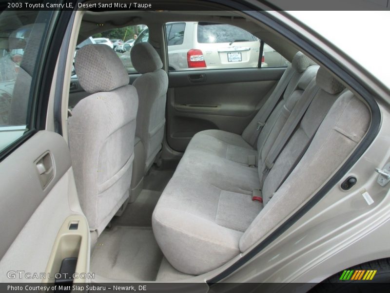 Desert Sand Mica / Taupe 2003 Toyota Camry LE