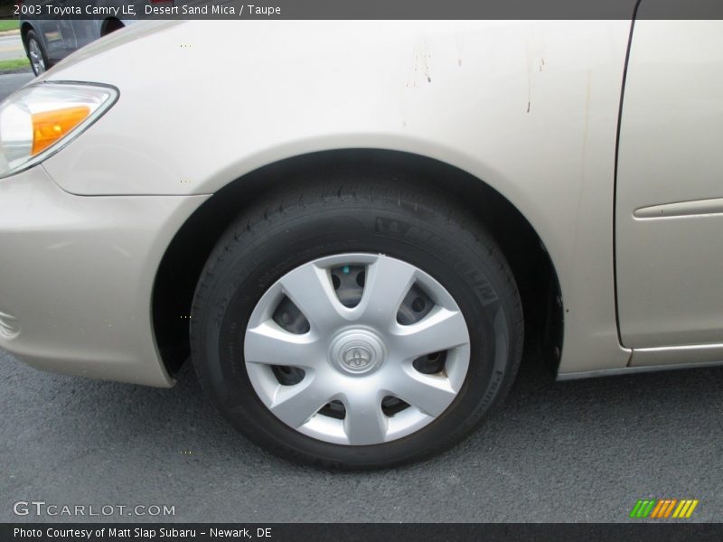 Desert Sand Mica / Taupe 2003 Toyota Camry LE