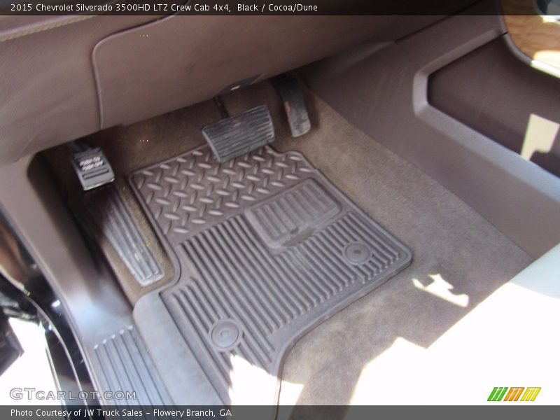 Black / Cocoa/Dune 2015 Chevrolet Silverado 3500HD LTZ Crew Cab 4x4