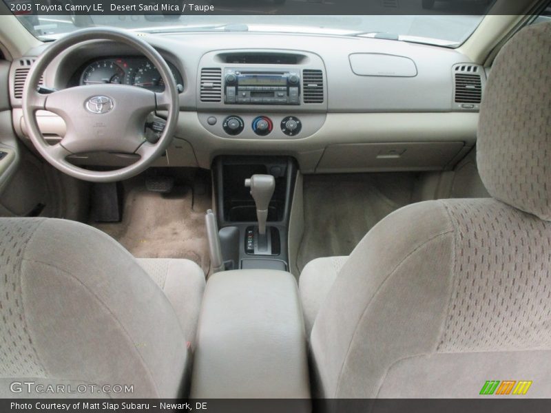 Desert Sand Mica / Taupe 2003 Toyota Camry LE