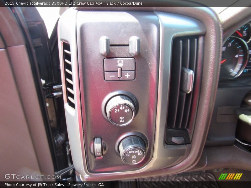 Black / Cocoa/Dune 2015 Chevrolet Silverado 3500HD LTZ Crew Cab 4x4