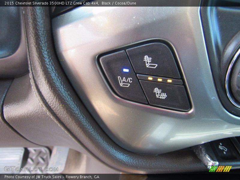 Black / Cocoa/Dune 2015 Chevrolet Silverado 3500HD LTZ Crew Cab 4x4