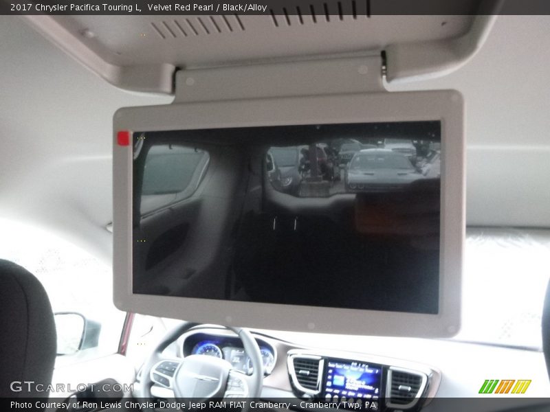 Velvet Red Pearl / Black/Alloy 2017 Chrysler Pacifica Touring L