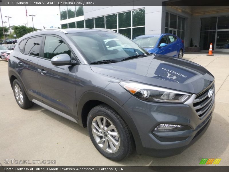 Coliseum Gray / Black 2017 Hyundai Tucson SE AWD