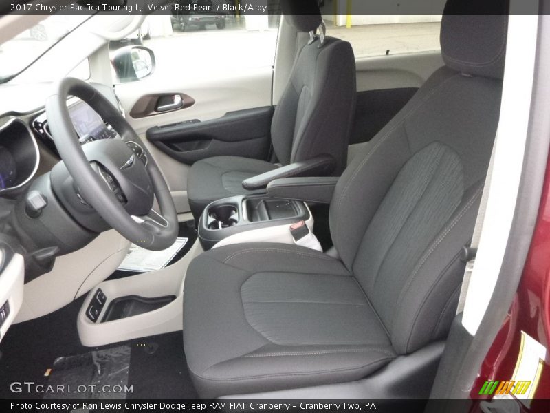 Velvet Red Pearl / Black/Alloy 2017 Chrysler Pacifica Touring L