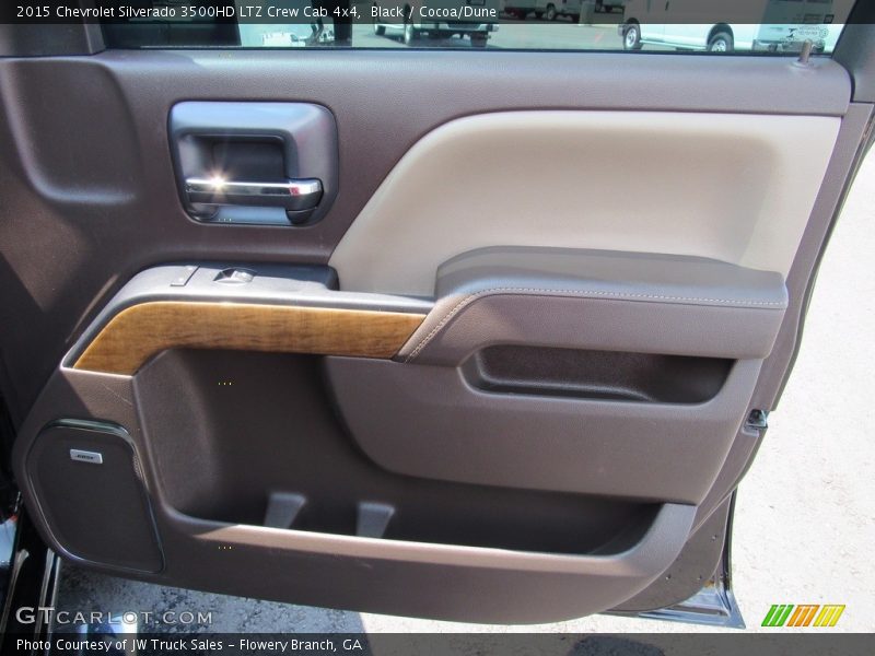 Black / Cocoa/Dune 2015 Chevrolet Silverado 3500HD LTZ Crew Cab 4x4