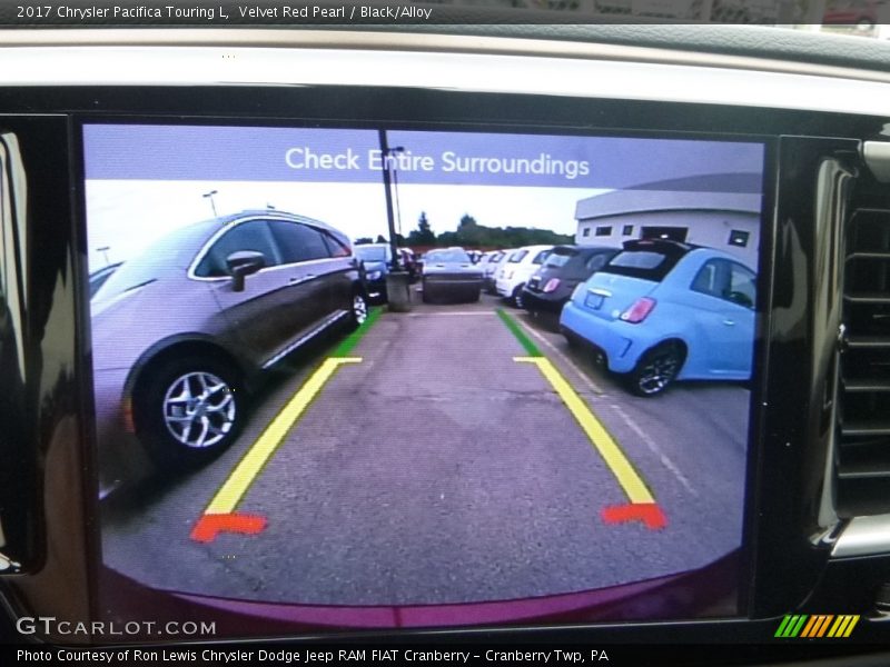 Velvet Red Pearl / Black/Alloy 2017 Chrysler Pacifica Touring L