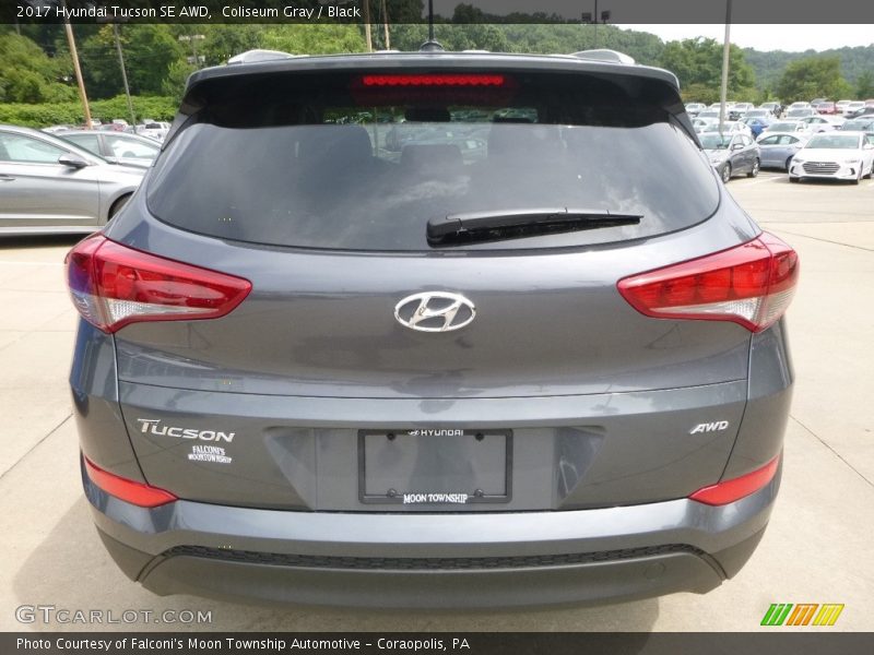 Coliseum Gray / Black 2017 Hyundai Tucson SE AWD